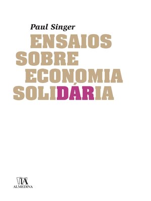 cover image of Ensaios sobre economia solidária